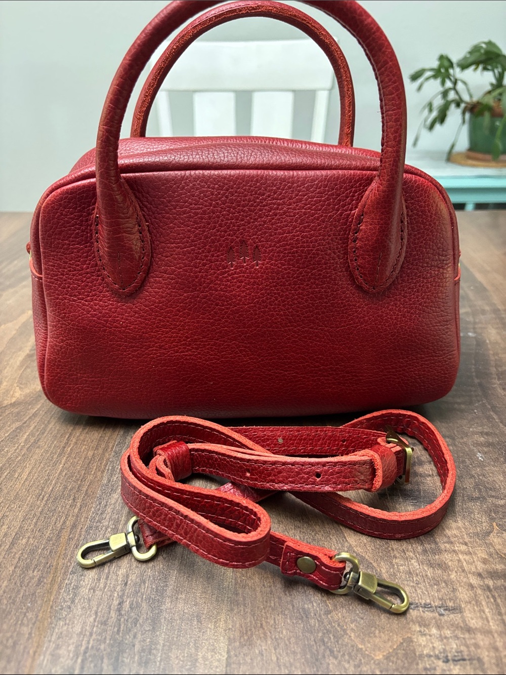 Portland Leather Grace bag. Large Chili red. New never carried. - Picture 4 of 4